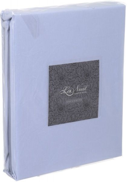 Комплект постільної білизни Моно 2 синій із блакитним La Nuit 