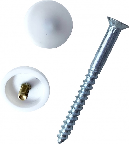 Держатель для зеркала D16/4x50 белый 4 шт. Expert Fix