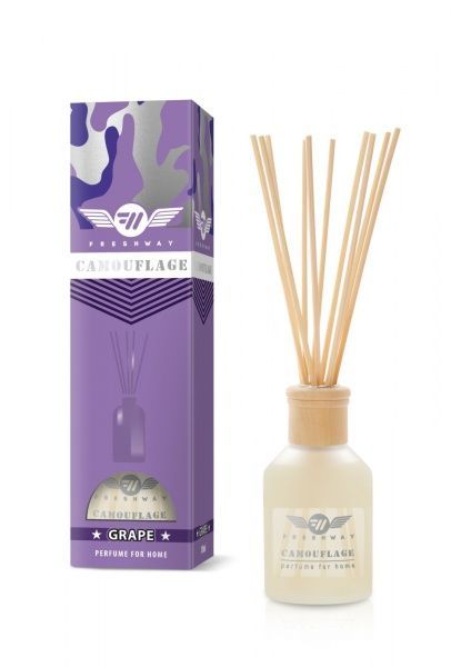 Аромадиффузор FRESHWAY Camouflage Grape (Виноград) 100 мл 