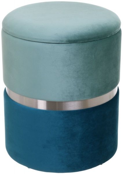 Скриня-пуф Bernard 36х36х44 см світло-смарагдовий 