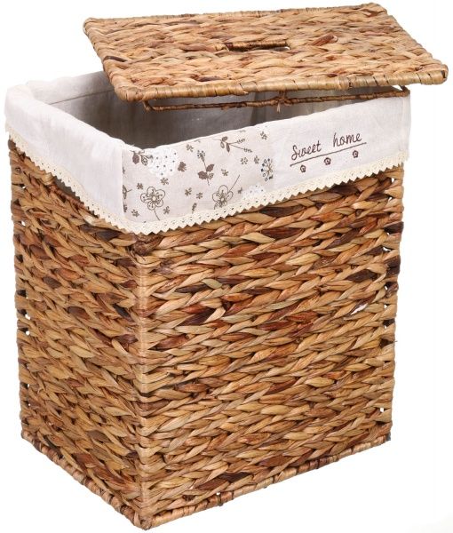 Корзинка плетеная Tony Bridge Basket с текстилем 42х32х52 см XTA19-61AB-1 