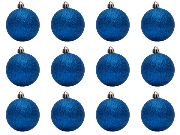 Набор елочных шаров Девилон 251055 d60 мм 12 шт./уп. 