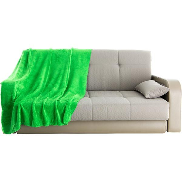 Плед микрофибра Underprice Радуга зеленый 125x150 см
