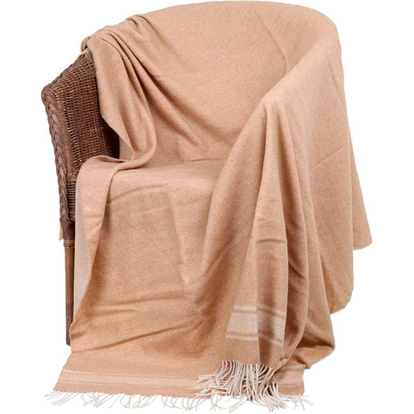 Плед Cashmere 140x200 см бежевый La Nuit 