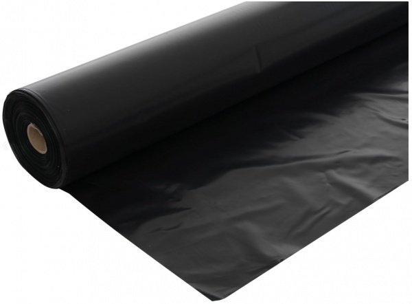Пленка полиэтиленовая POLYGREEN черный 50 мкм полурукав