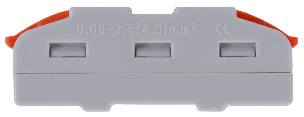 Колодка клемна E.NEXT e.lc.pro.aw.uni.pl.1 з натискним важелем універсальна (5 шт.) сірий із жовтим p0660204