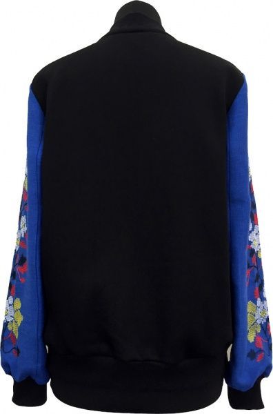 Куртка Галерея льна Стрит р. 42 черный с голубыми вставками 4985/42/1560