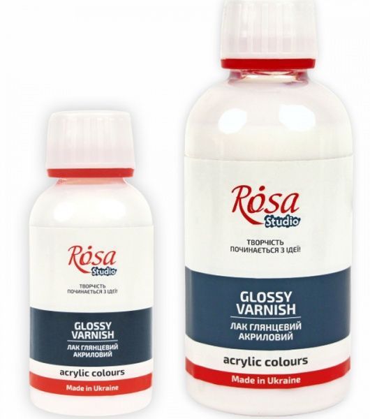 Лак акриловый глянцевый 120 мл (750010101) Rosa Studio