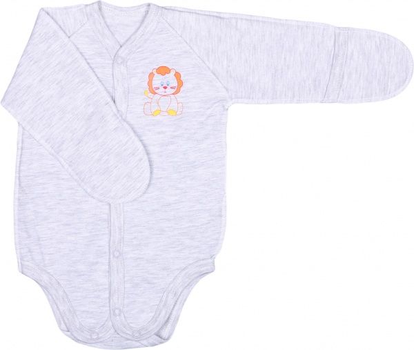 Полукомбинезон для мальчика Татошка р.62 серый меланж м14253смл 