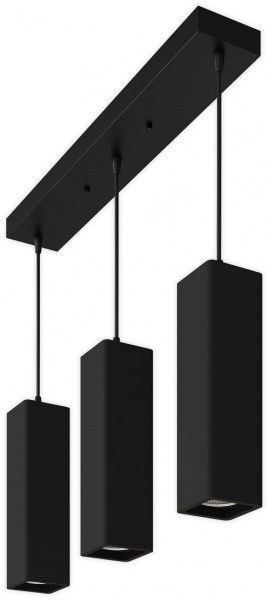 Светильник подвесной Точка Света СВБ-П-002-250-3S 3x8 Вт G5.3 черный 