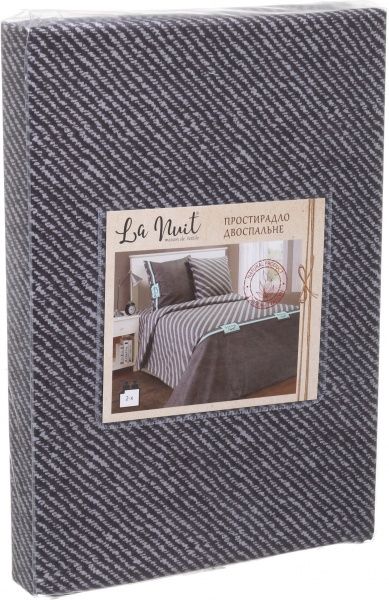 Простирадло Сліп 220x240 см темно-сірий La Nuit 