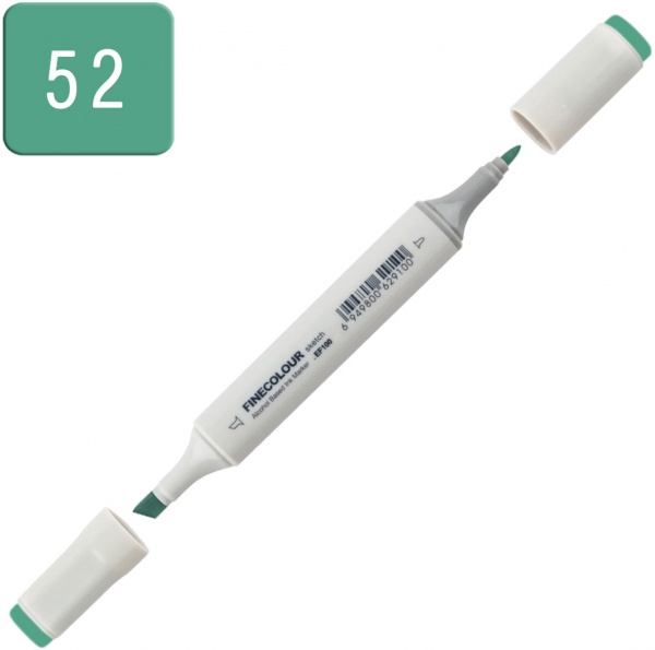 Маркер спиртовий FINECOLOUR Sketch EF100-52 вірідійський 