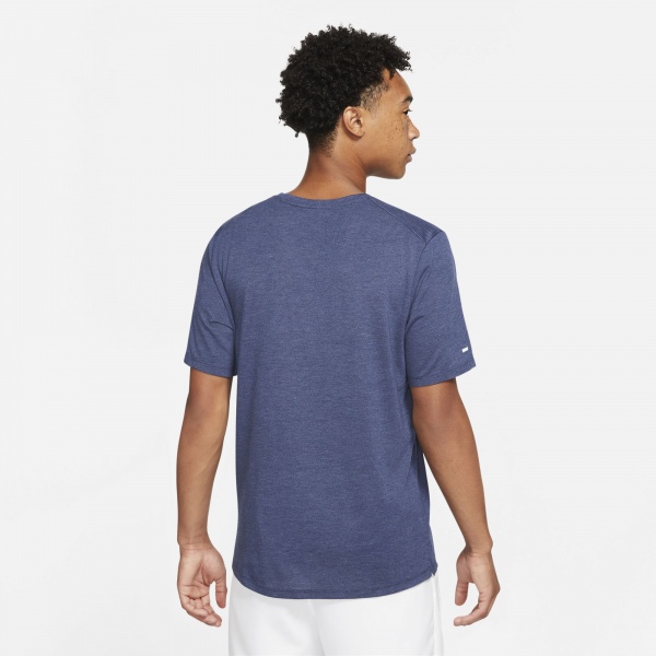 Футболка Nike M NK DF RUN DVN BRNOT MILER SS DD4594-437 р.2XL сірий