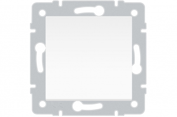Механизм выключателя одноклавишный HausMark Stelo белый 501-0288-100