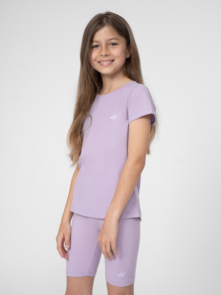 Футболка 4F TSHIRT F279 4FJSS23TTSHF279-52S р.152 фиолетовый