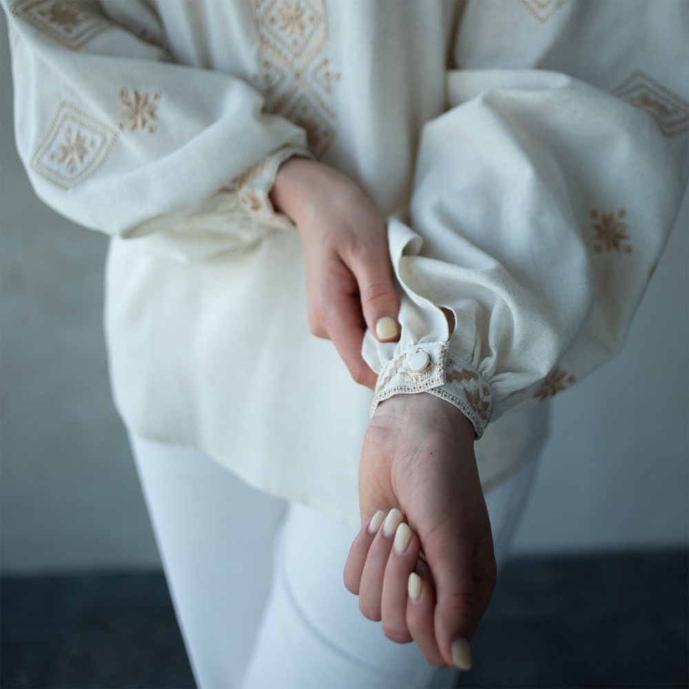 Блуза Едельвіка лляний р. XS 113-25/08