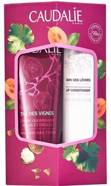 Набор подарочный для женщин Caudalie Lip & Hand Duo Thé des Vignes