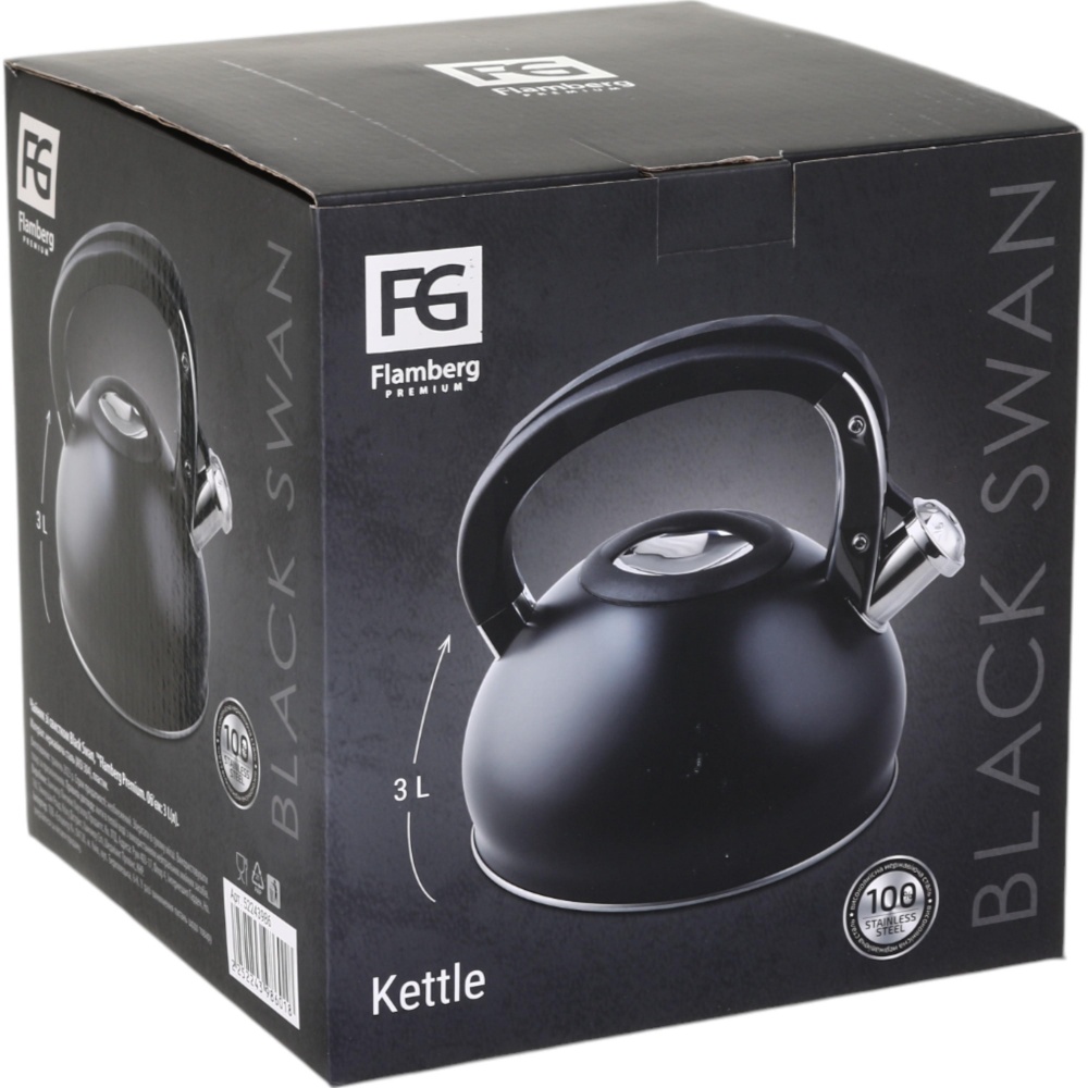 Чайник Flamberg Premium EB-TK3001-H 3 л черный