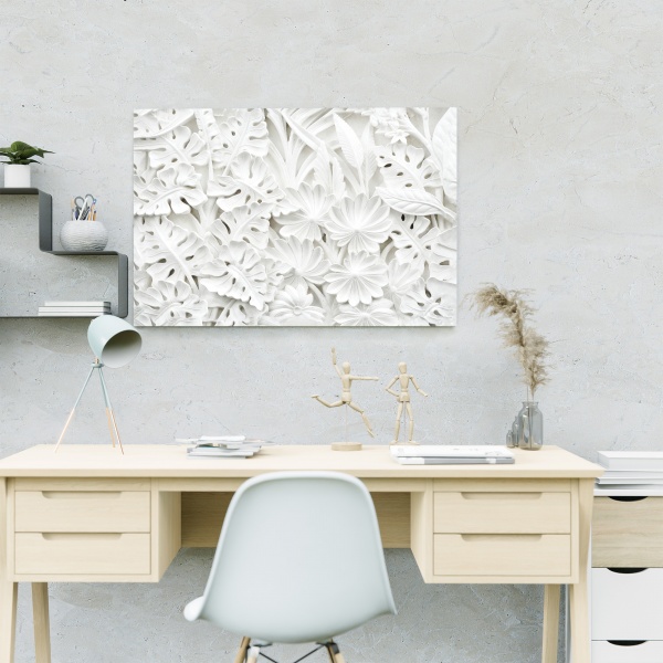 Картина на холсте Лепнина из цветов 80x110 см WS Holst 21804202311 