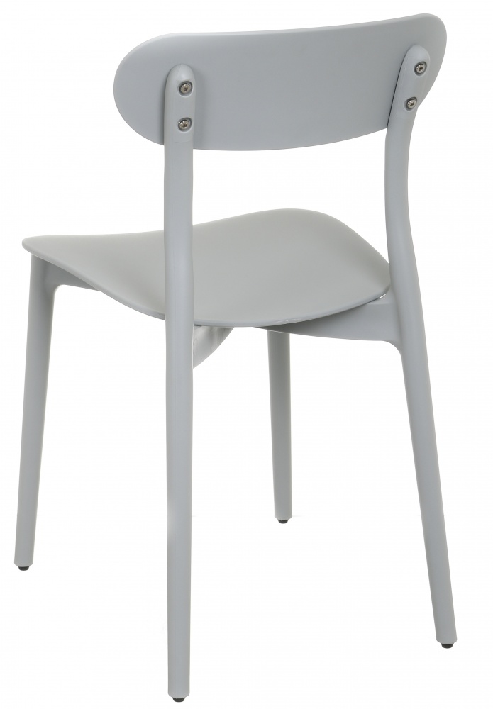 Стул Центр Меблів пластиковый Бама 52х43х79 см / серый