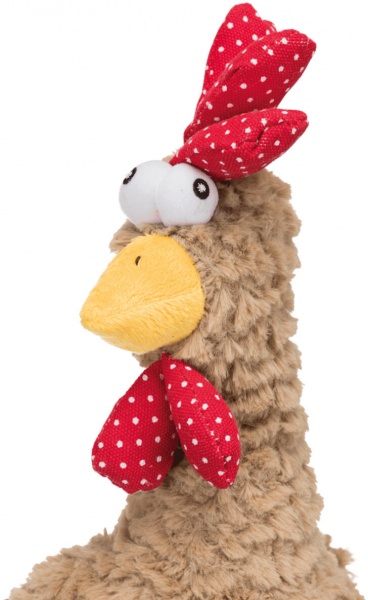 Іграшка для собак Trixie півень зі звуком плюш 60 см (335865)