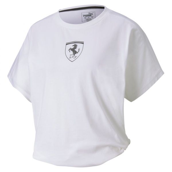 Футболка Puma Ferrari Wmn Big Shield Tee 59613504 XS білий