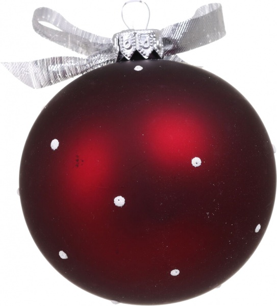 Шар новогодний Символ года-декупаж d 80 мм в ассортименте