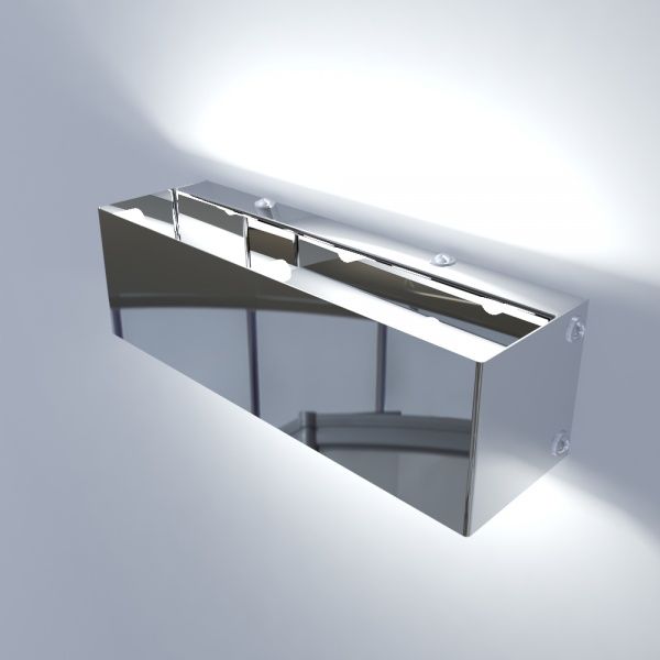 Светильник настенный Iterna Wall BQube хром 