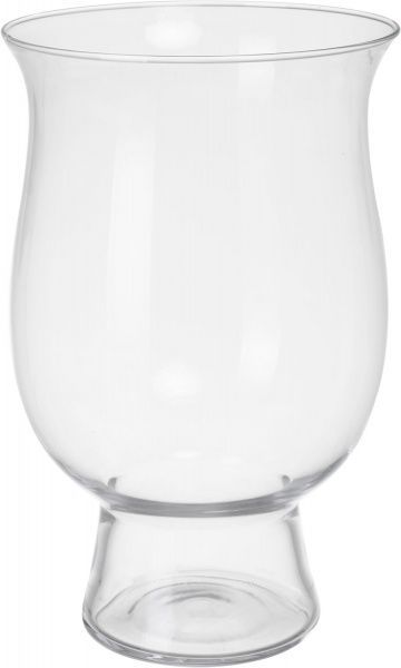 Ваза стеклянная прозрачная тюльпан h30 см d190 см