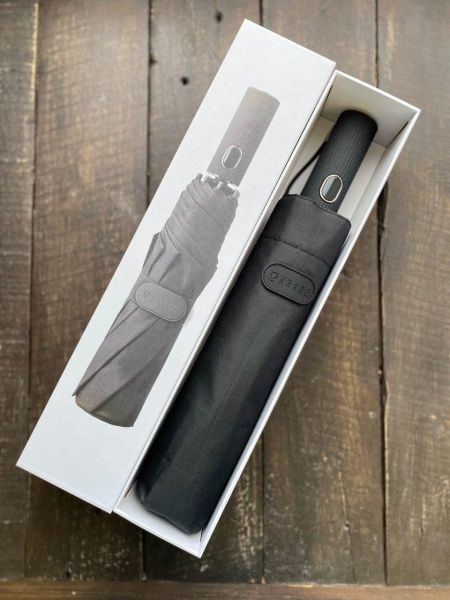 Парасолька KRAGO Column повний автомат чорний 