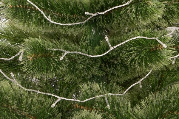 Электрогирлянда линейная внутренняя и внешняя встроенный светодиод (LED) 120 ламп 12м желтая