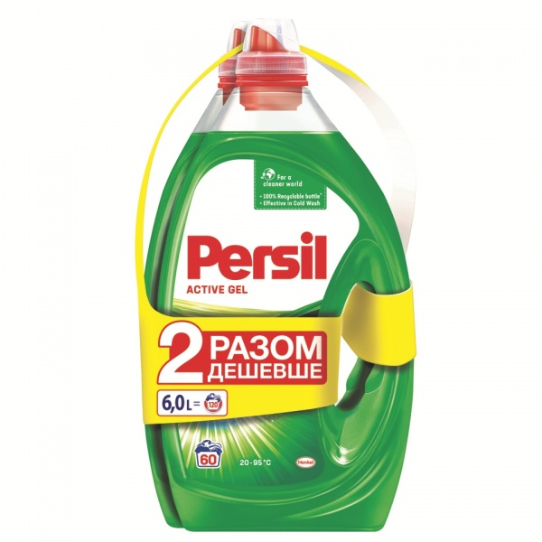 Гель для машинной и ручной стирки Persil Универсальный 3 л + 3 л 