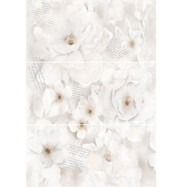 Плитка Інтеркерама Cementiс Панно 91 071-1 230х600 мм сірий