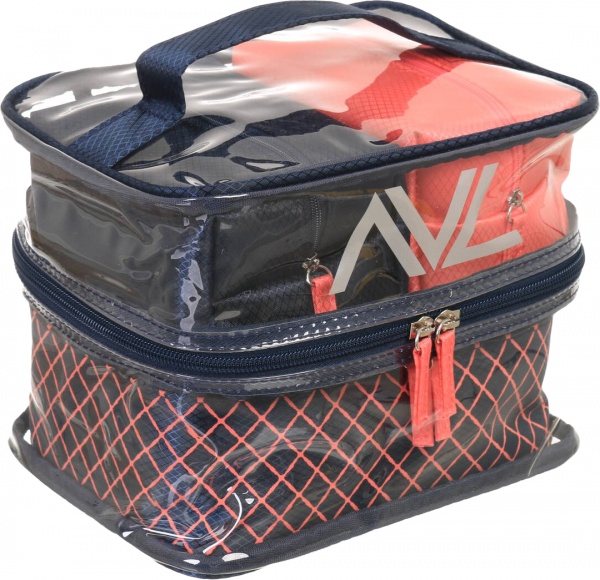 Набор косметичек AVL 36016 сине-розовый 