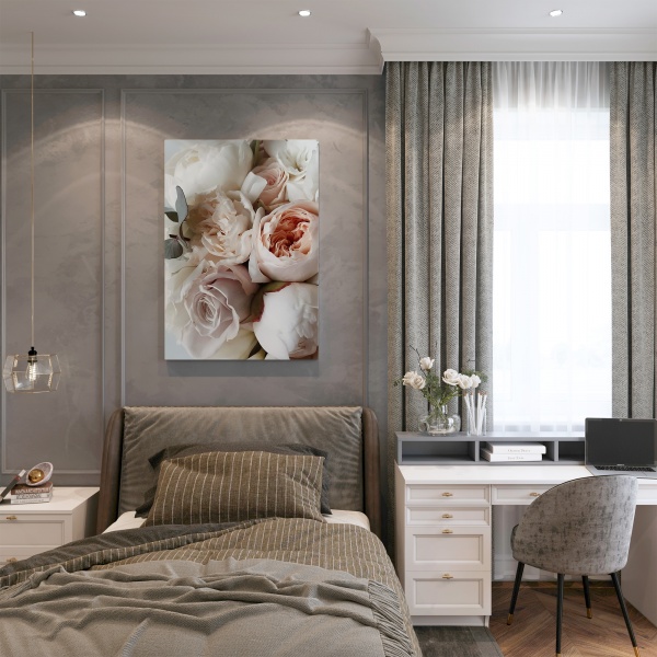 Картина на холсте Пастельные цветы 50x70 см WS Holst 14082228 