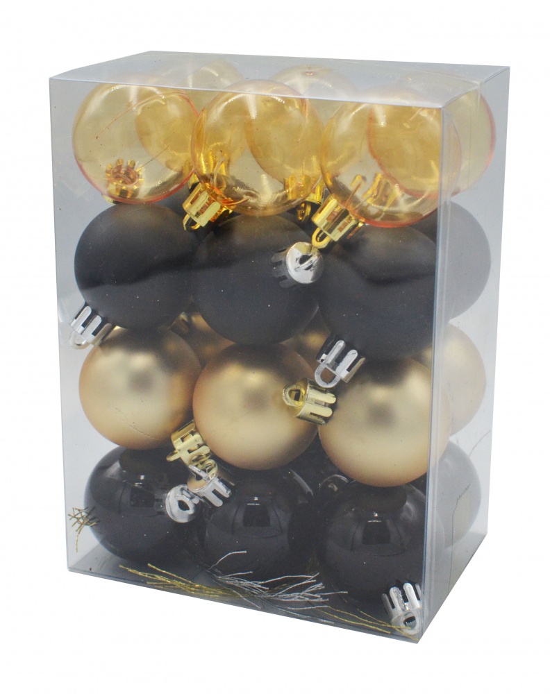 Набор елочных шаров SYQA-012271 d 50 мм 24 шт./уп.