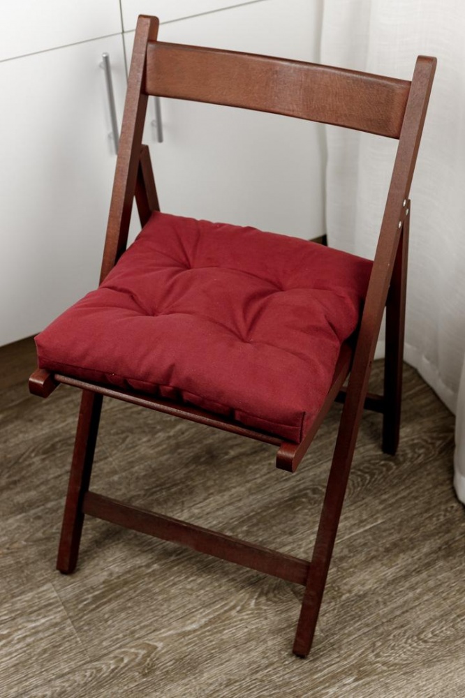 Подушка на стул 0х40 см Fiesta бордо La Nuit