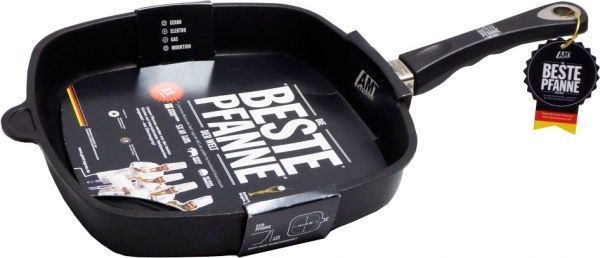 Сковорода-гриль Square Pan Induction 28x28x5 см I-E285G-E-Z2 AMT Gastroguss