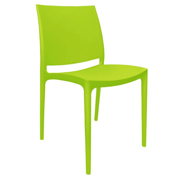 Стул пластиковый Эмма оливковый