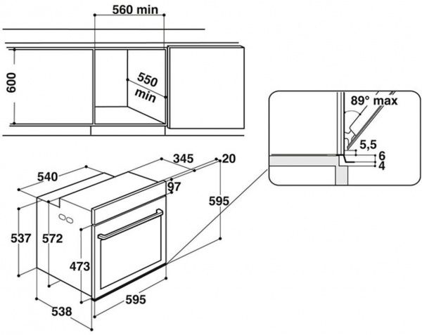 Духова шафа Whirlpool AKZ96270IX