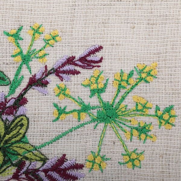 Скатерть «Прованськие травы» 1119-18/00 140x180 см льняной Эдельвика 