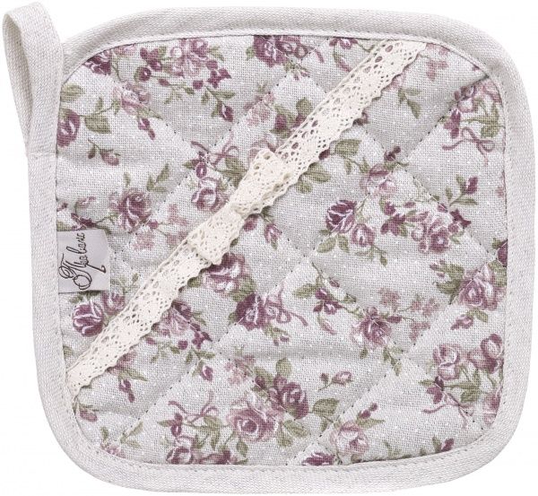 Прихватка Rosettes 20x20 см розовый Прованс 