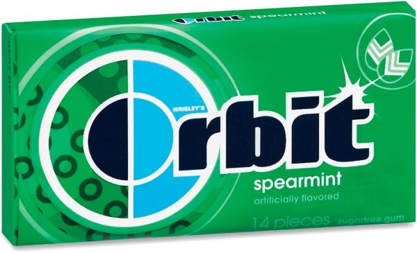 Жевательная резинка Orbit Tabs (Spearmint) 