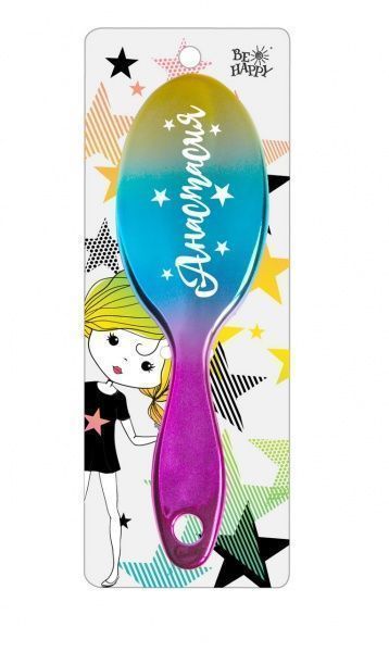 Щітка для волосся Be Happy сувенірна Super Star 030-Анастасия