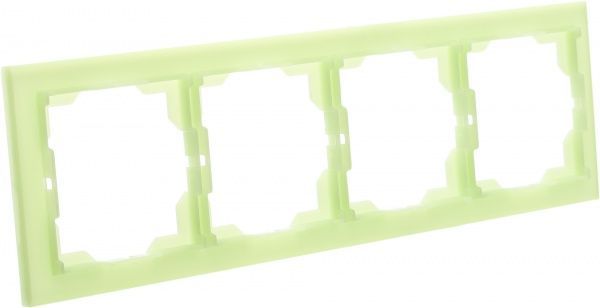 Рамка четырехместная ABB NEO универсальная светло-зеленый 3901M-A00140 42