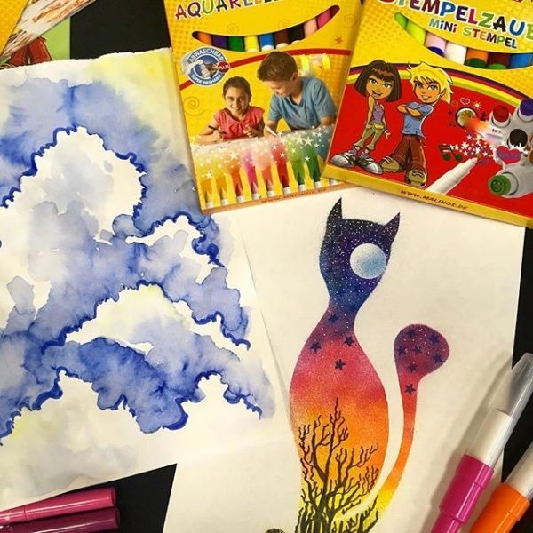 Набор штампов Malinos Stempelzauber 9+1 MA-300008