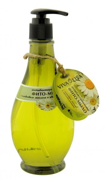 Мило рідке VivaOliva з оливковою олією та квітами ромашки 400 мл