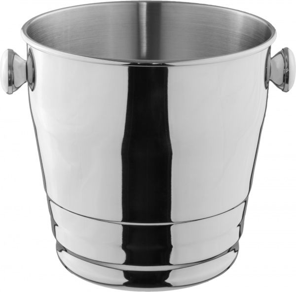 Ведро для шампанского  WB-4HV нержавеющая сталь 4 л