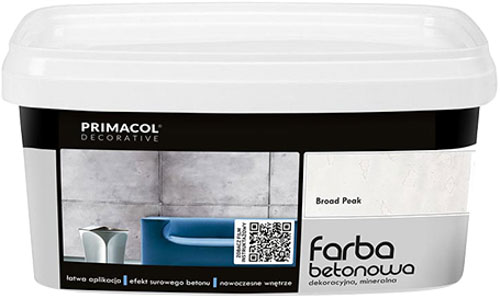 Декоративная краска PRIMACOL DECORATIVE Betonowa broad peak 8кг