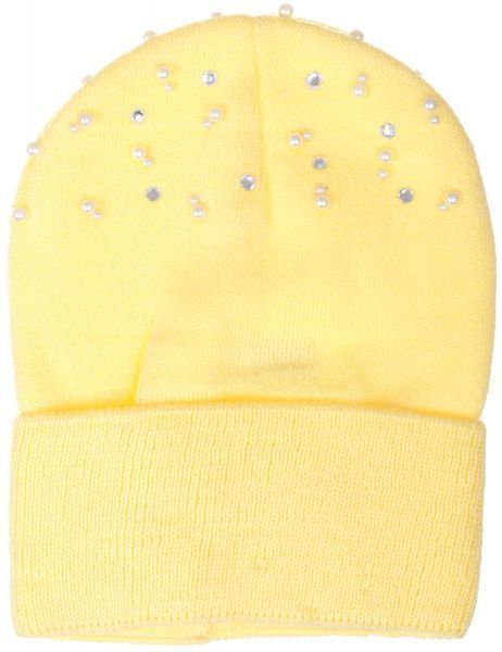 Шапочка детская для девочки Kraft+ 9509 р.50-52 лайм 